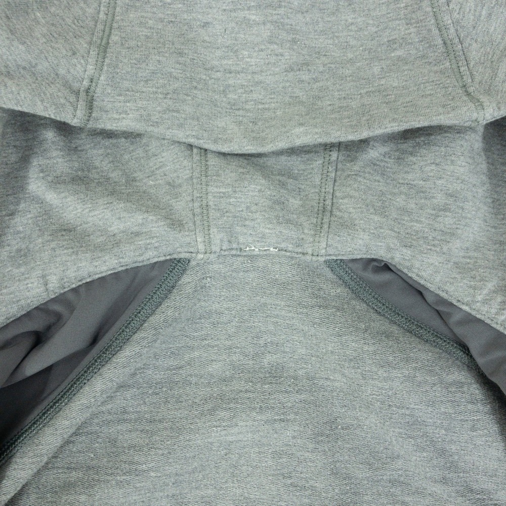 Lululemon Cross Cut Zip Up Hoodie Mens Small Grey Heathered Full Zip Pocket - Picture 11 of 16